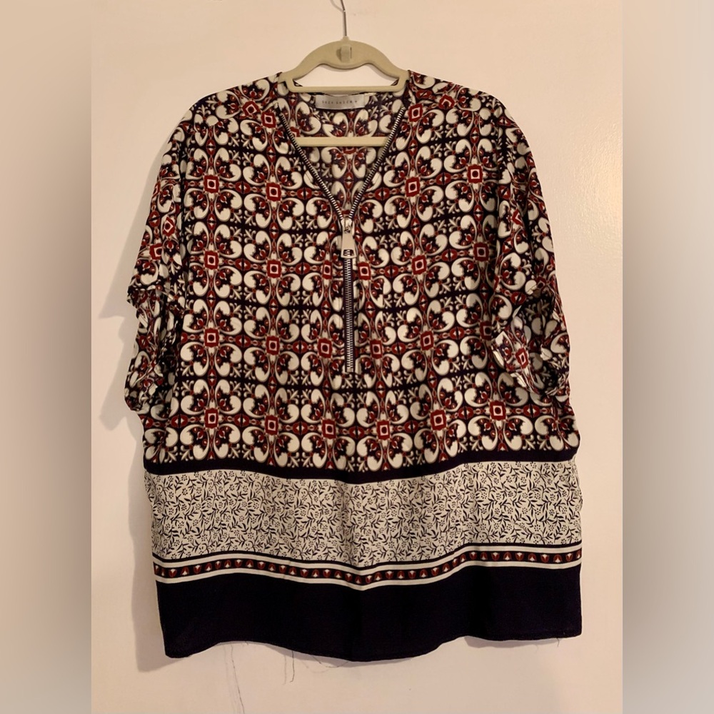 128 SUZY SHIER Zip Front plus top